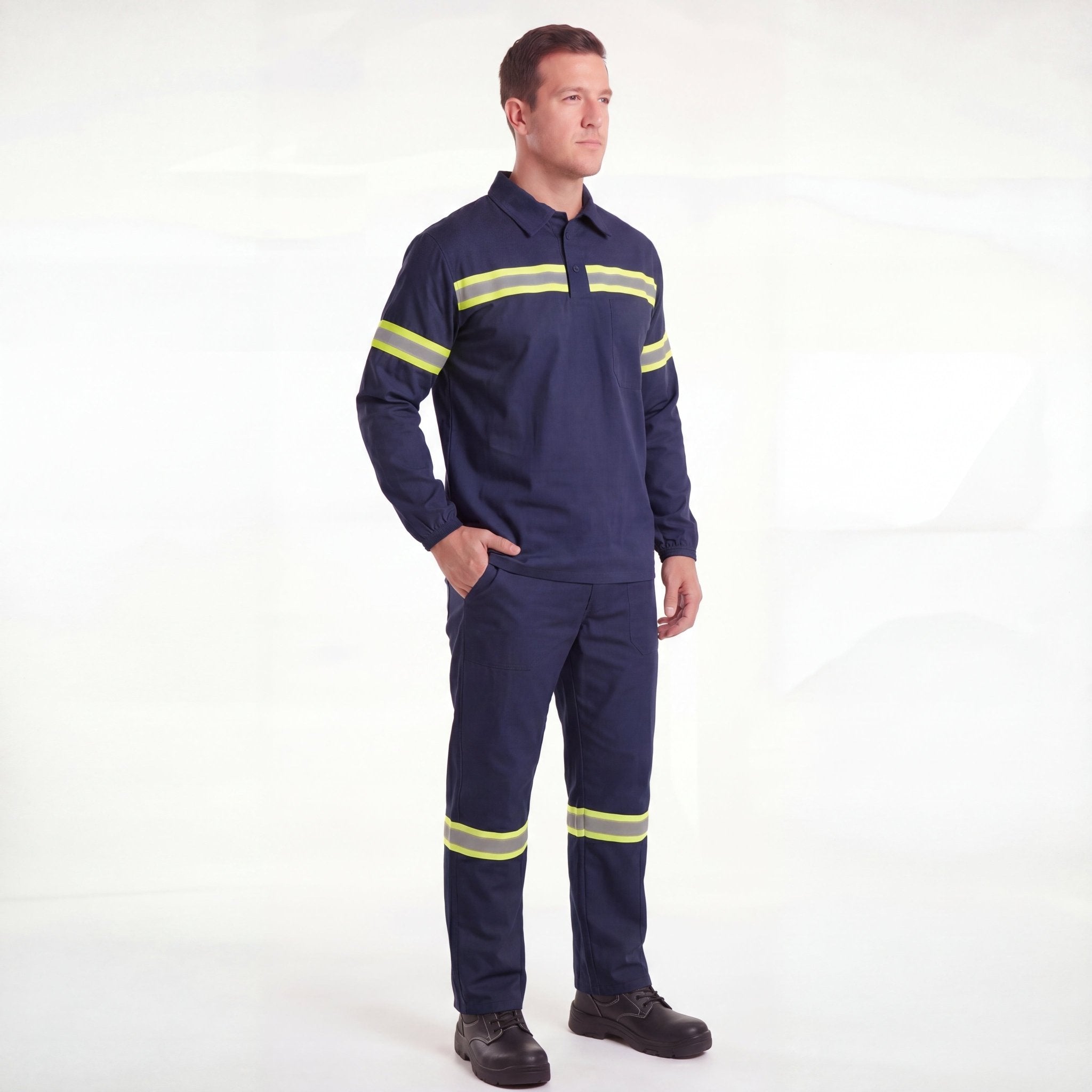 Conjunto de Brim com Faixa Refletiva - Mapa Uniformes
