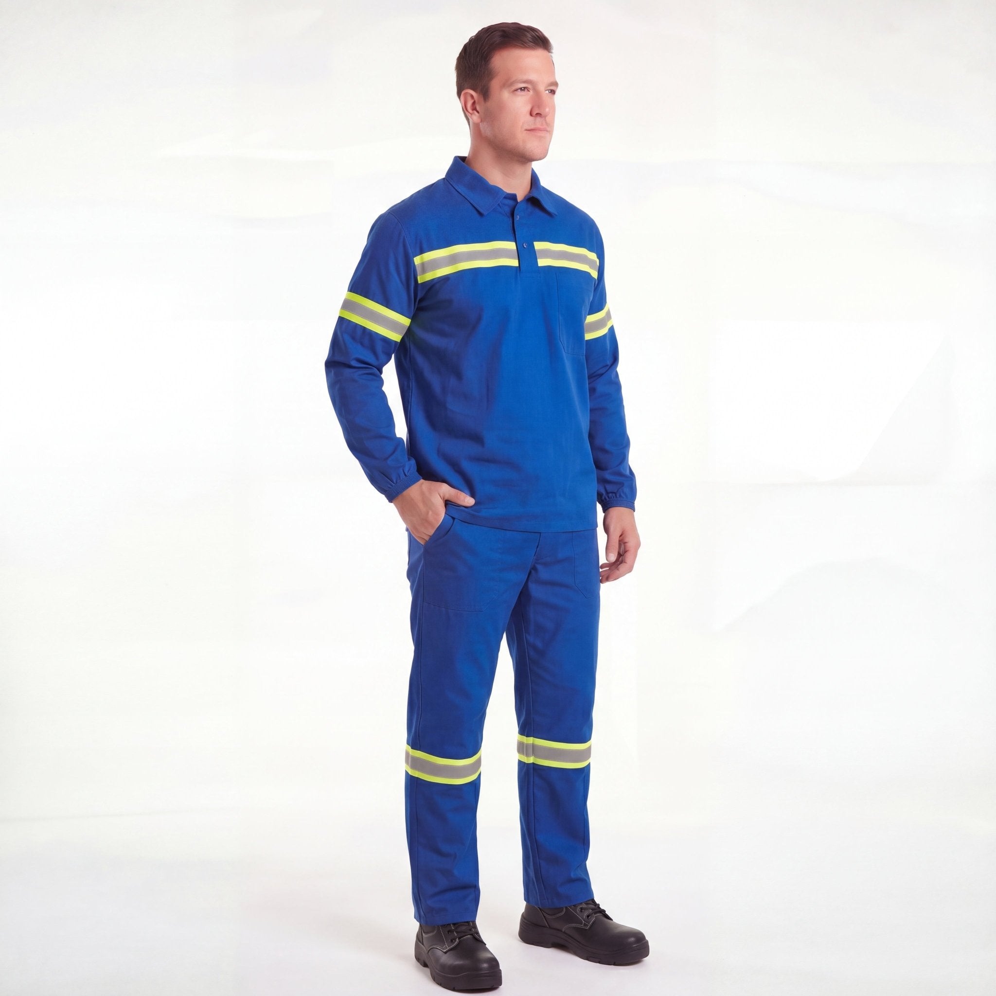 Conjunto de Brim com Faixa Refletiva - Mapa Uniformes